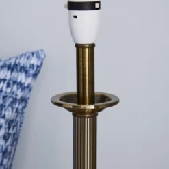 Fluted Candlestick Antique Brass Table Lamp Base -EGLO Shop 1000001182 alt03