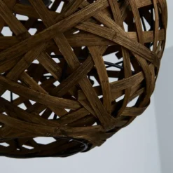 Apollo Bamboo Ball Easy Fit Pendant Shade -EGLO Shop 1000062365 alt02
