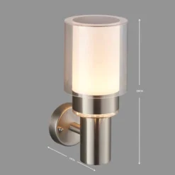 Adoni Steel Outdoor Wall Light -EGLO Shop 1000137364 alt06