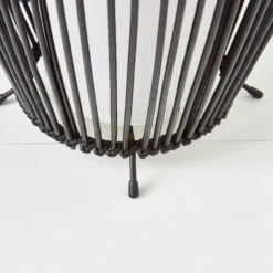 Alec Natural Cane Black Floor Lamp -EGLO Shop 1000149078 alt02