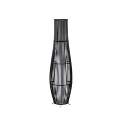 Alec Natural Cane Black Floor Lamp -EGLO Shop 1000149078 alt05
