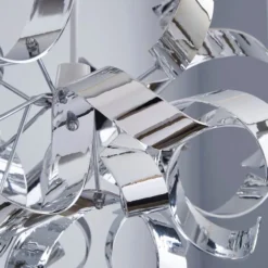 Iris Ribbon Chrome Easy Fit Pendant 8 Iris Ribbon Chrome Easy Fit Pendant -EGLO Shop 1000149095 alt02