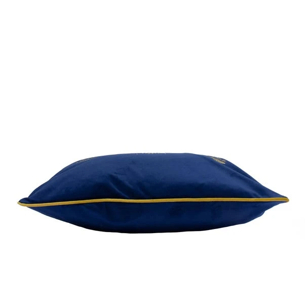 Paoletti Cerana Blue Bee Velvet Cushion 3 Paoletti Cerana Blue Bee Velvet Cushion - Image 3