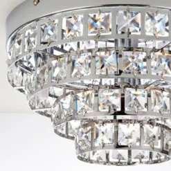 Vogue Motown 4 Light Jewel Flush Ceiling Light -EGLO Shop 1000156384 alt04