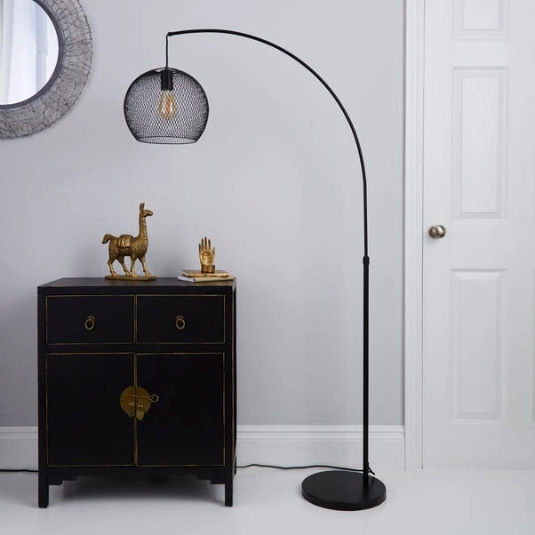 Harrison Arc Black Floor Lamp 2 Harrison Arc Black Floor Lamp - Image 2