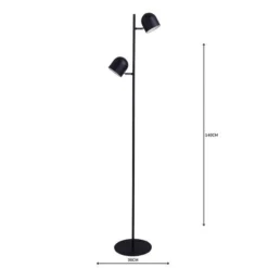 Harme 2 Light Black Touch Dimmable Floor Lamp 9 Harme 2 Light Black Touch Dimmable Floor Lamp -EGLO Shop 1000158545 alt04