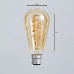 Status 4W ST64 BC LED Spiral Filament Bulb 6 Status 4W ST64 BC LED Spiral Filament Bulb -EGLO Shop 1000158634 alt04