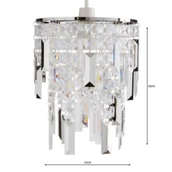 Caressa Jewel Easy Fit Pendant Shade -EGLO Shop 1000158673 alt04