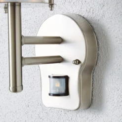 Derek PIR Sensor Glass Steel Outdoor Wall Light 9 Derek PIR Sensor Glass Steel Outdoor Wall Light -EGLO Shop 1000158750 alt03