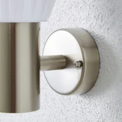 Rover LED Frosted Shade Steel Outdoor Wall Light -EGLO Shop 1000158752 alt03