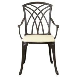 Oval 6 Seater Black And Bronze Dining Set -EGLO Shop 1000162668 alt02