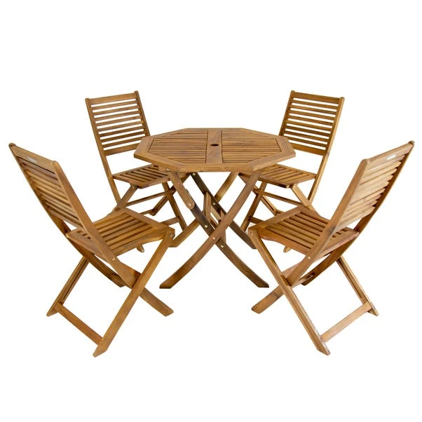 Octagonal 4 Seater Dining Set 2 Octagonal 4 Seater Dining Set - Image 2