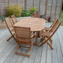 Acacia 6 Seater Extendable Dining Set 17 Acacia 6 Seater Extendable Dining Set -EGLO Shop 1000162684 alt08