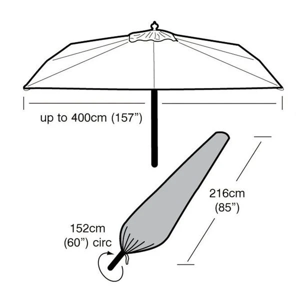 Garland Extra Large Parasol Cover 2 Garland Extra Large Parasol Cover - Image 2