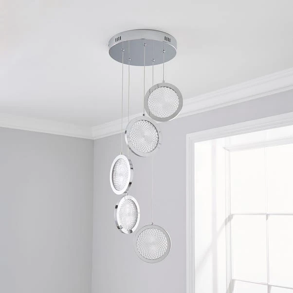 Cora Cluster Disc 5 Light Ceiling Light 2 Cora Cluster Disc 5 Light Ceiling Light - Image 2