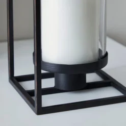 London Black Single Hurricane Candle Holder -EGLO Shop 1000182435 alt02