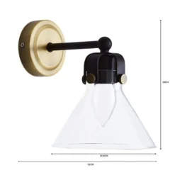 Paulson Bathroom Wall Light Antique Brass 12 Paulson Bathroom Wall Light Antique Brass -EGLO Shop 1000182579 alt07