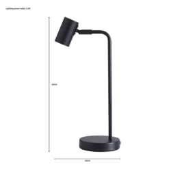 Bradford Matt Black Table Lamp -EGLO Shop 1000182858 alt07