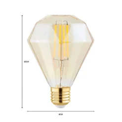 Status Bonny 4W ES ZSH Faceted Dimmable Bulb 10 Status Bonny 4W ES ZSH Faceted Dimmable Bulb -EGLO Shop 1000183074 alt07