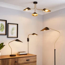 Savona 3 Light Semi Flush Ceiling Light -EGLO Shop 1000183099 alt08