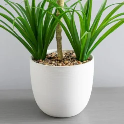 Artificial Yucca Plant In White Ceramic Plant Pot -EGLO Shop 1000183215 alt02
