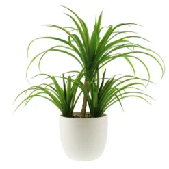 Artificial Yucca Plant In White Ceramic Plant Pot -EGLO Shop 1000183215 alt04