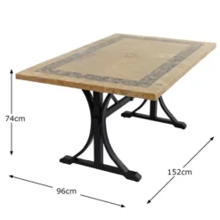 Charleston 6 Seater Dining Set With Ascot Chairs -EGLO Shop 1000184088 alt08