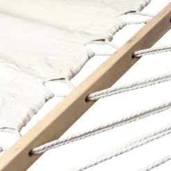 Wooden Hammock With Arc Stand Cream Canvas -EGLO Shop 1000185574 alt03