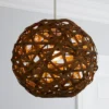 Apollo Bamboo Ball Easy Fit Pendant Shade