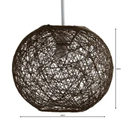 Abaca Ball Easy Fit Pendant Shade -EGLO Shop 30199790 alt04
