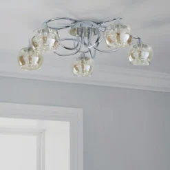 Seychelles 5 Light Flush Ceiling Light -EGLO Shop 30275916 alt01