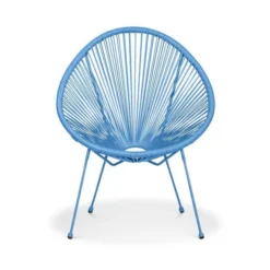 Monaco 2 Seater Blue Egg Chair Bistro Set -EGLO Shop 30396151 alt05