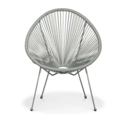 Monaco 2 Seater Grey Egg Chair Bistro Set -EGLO Shop 30396153 alt06