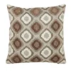 Chenille Diamond Ikat Natural Cushion Cover