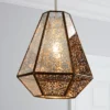 Bemus Mercury Glass Easy Fit Pendant Shade
