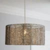 Manila Nickel Easy Fit Pendant Shade