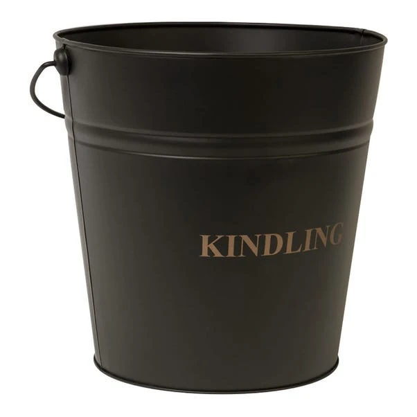 Ivyline Iron Fireside Kindling Bucket 1 Ivyline Iron Fireside Kindling Bucket
