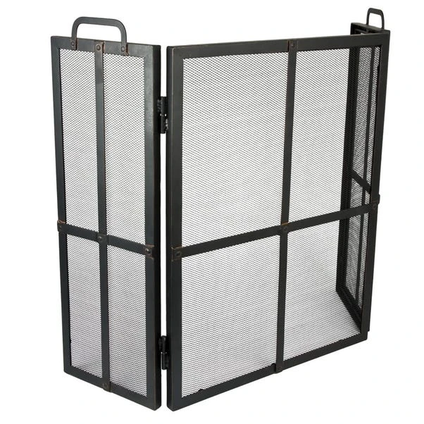 Ivyline Iron Surround Fire Screen 1 Ivyline Iron Surround Fire Screen