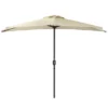Charles Bentley 2.7m Half Balcony Parasol With Crank