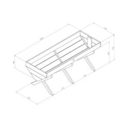 Veg Bed Planter 2m 19 Veg Bed Planter 2m -EGLO Shop 30601451 alt09