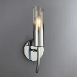 Corvus Chrome Wall Light