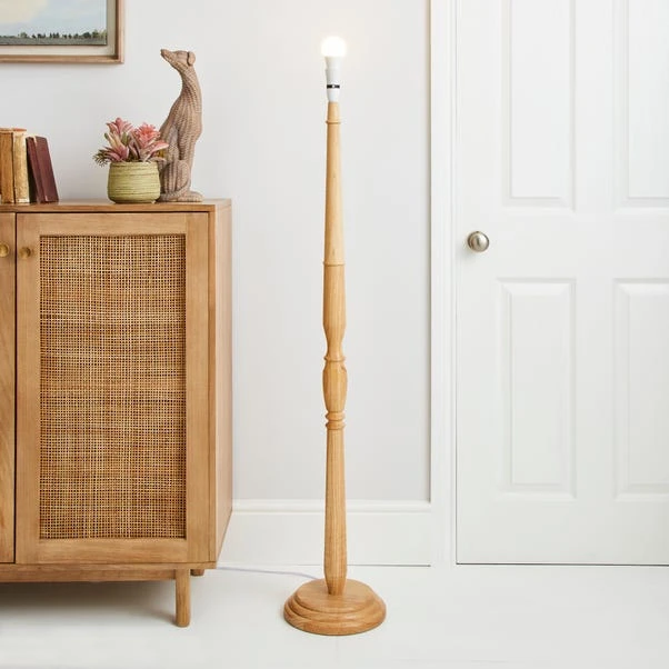Legoli Turned Wood Floor Lamp Base 1 Legoli Turned Wood Floor Lamp Base