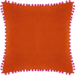 Velvet Pom Pom Cushion 10 Velvet Pom Pom Cushion -EGLO Shop 30638840 alt01