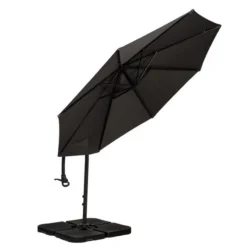 3m Royal Craft Deluxe Pedal Operated Rotational Cantilever Parasol With Cross Stand -EGLO Shop 30650022 alt04