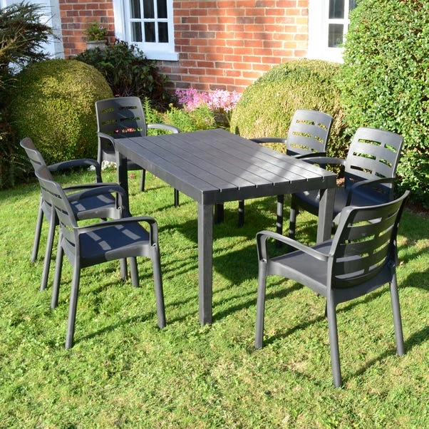 Trabella Roma 6 Seater Dining Set With Siena Chairs 1 Trabella Roma 6 Seater Dining Set With Siena Chairs
