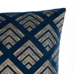 Velvet Geo Foil Cushion Cover -EGLO Shop 30663689 alt01