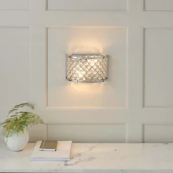 Vogue Hudson 2 Light Crystal Wall Light 9 Vogue Hudson 2 Light Crystal Wall Light -EGLO Shop 30671152 alt09