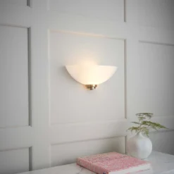 Vogue Welles Frosted Glass Wall Light -EGLO Shop 30671154 alt02