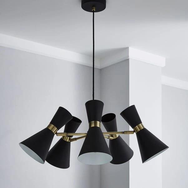 Archie 5 Light Semi Flush Ceiling Light 2 Archie 5 Light Semi Flush Ceiling Light - Image 2