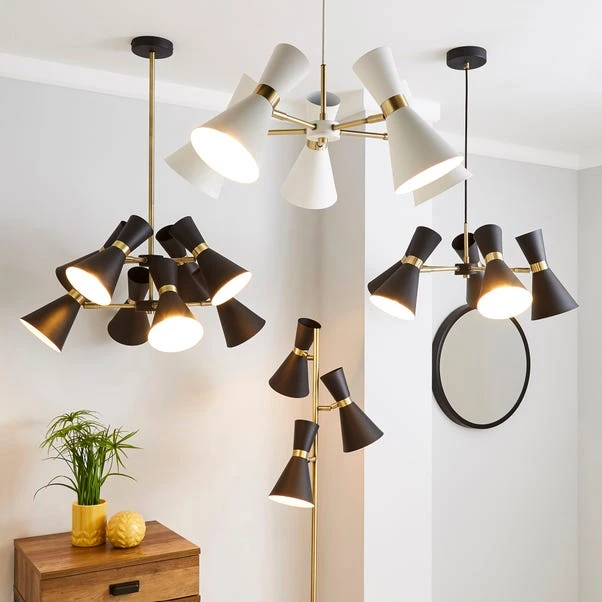 Archie 5 Light Semi Flush Ceiling Light 6 Archie 5 Light Semi Flush Ceiling Light - Image 6